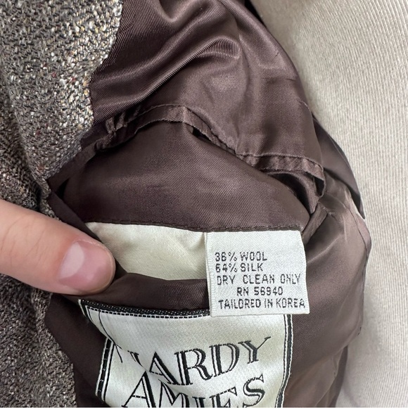 Hardy Amies Silk Wool Blend Blazer Sport Coat - Picture 6 of 12